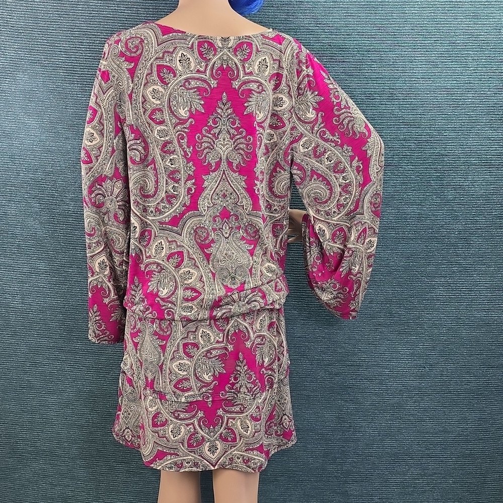 Karl Lagerfeld Paisley Dress, Rare,  Hard To Find! - Picture 11 of 16